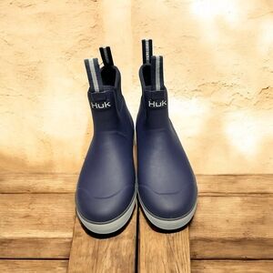 Huk H8021027-413 Rogue Wave Deck Boots for Men - Blue Size 9